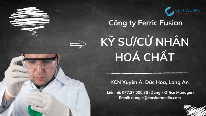 KỸ SƯ HOÁ CHẤT (Long An)