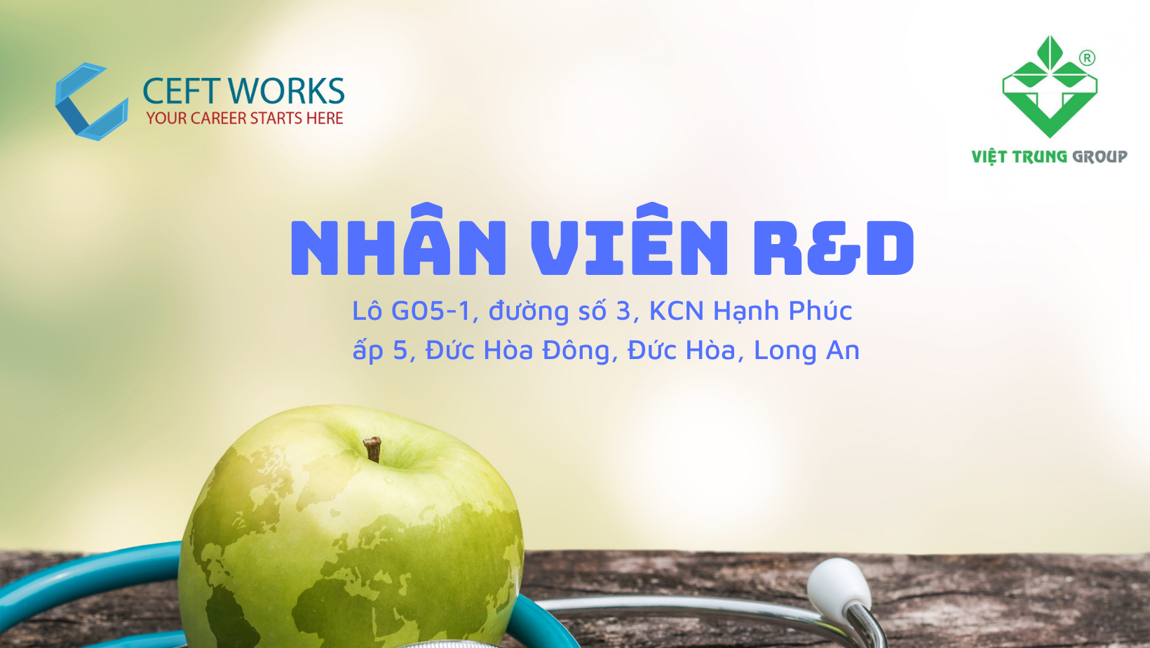 Nhân viên R&D (Long An)