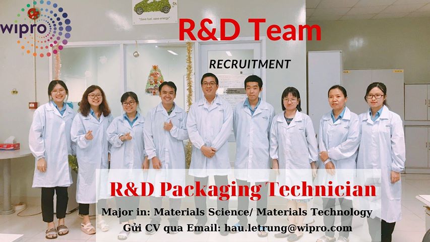 R&D Packaging Technician (Bình Dương)