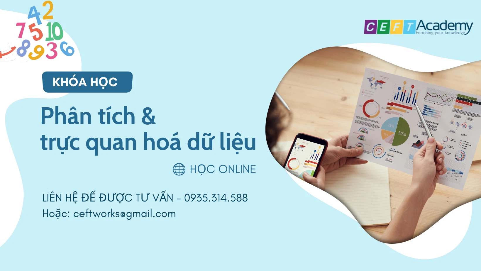 KHÓA HỌC PHÂN TÍCH VÀ TRỰC QUAN HOÁ DỮ LIỆU (25/09/2022)