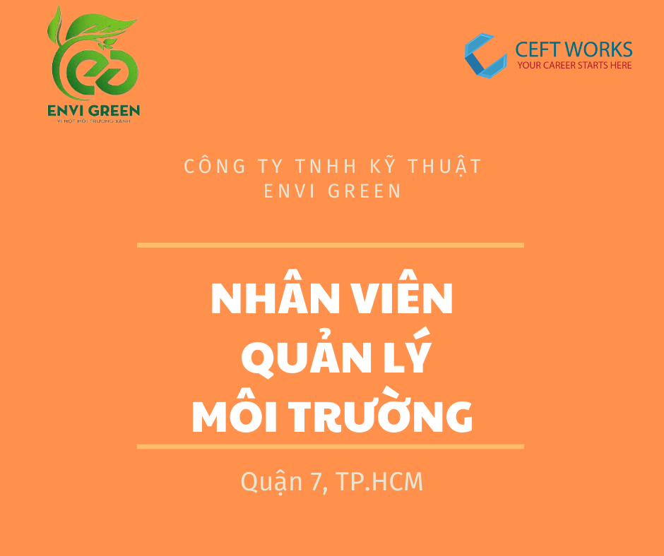 NHÂN VIÊN QUẢN LÝ MÔI TRƯỜNG (Quận 07)
