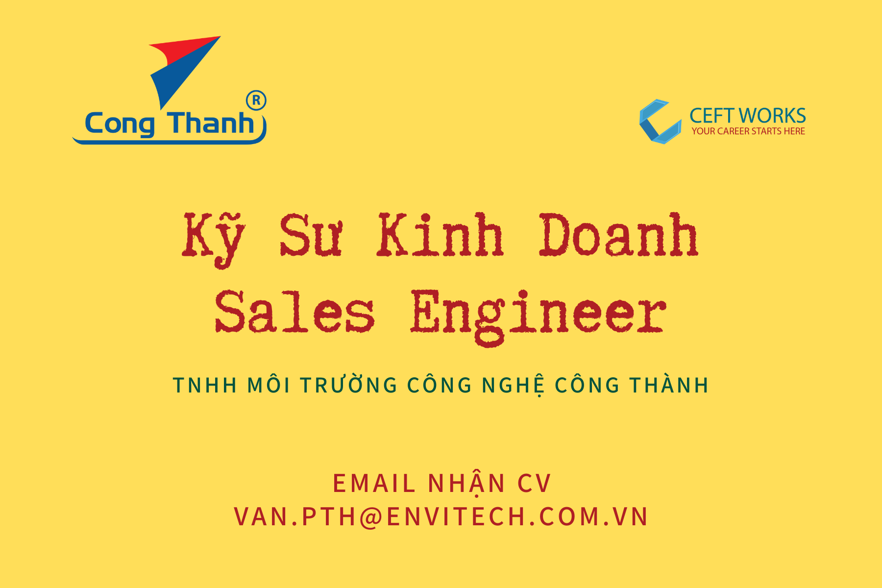 Kỹ Sư Kinh Doanh / Sales Engineer