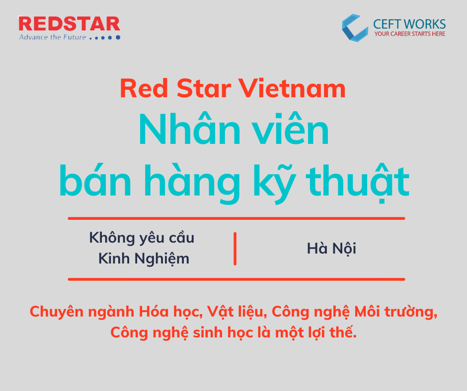 Nhân viên bán hàng kỹ thuật (Hà Nội)