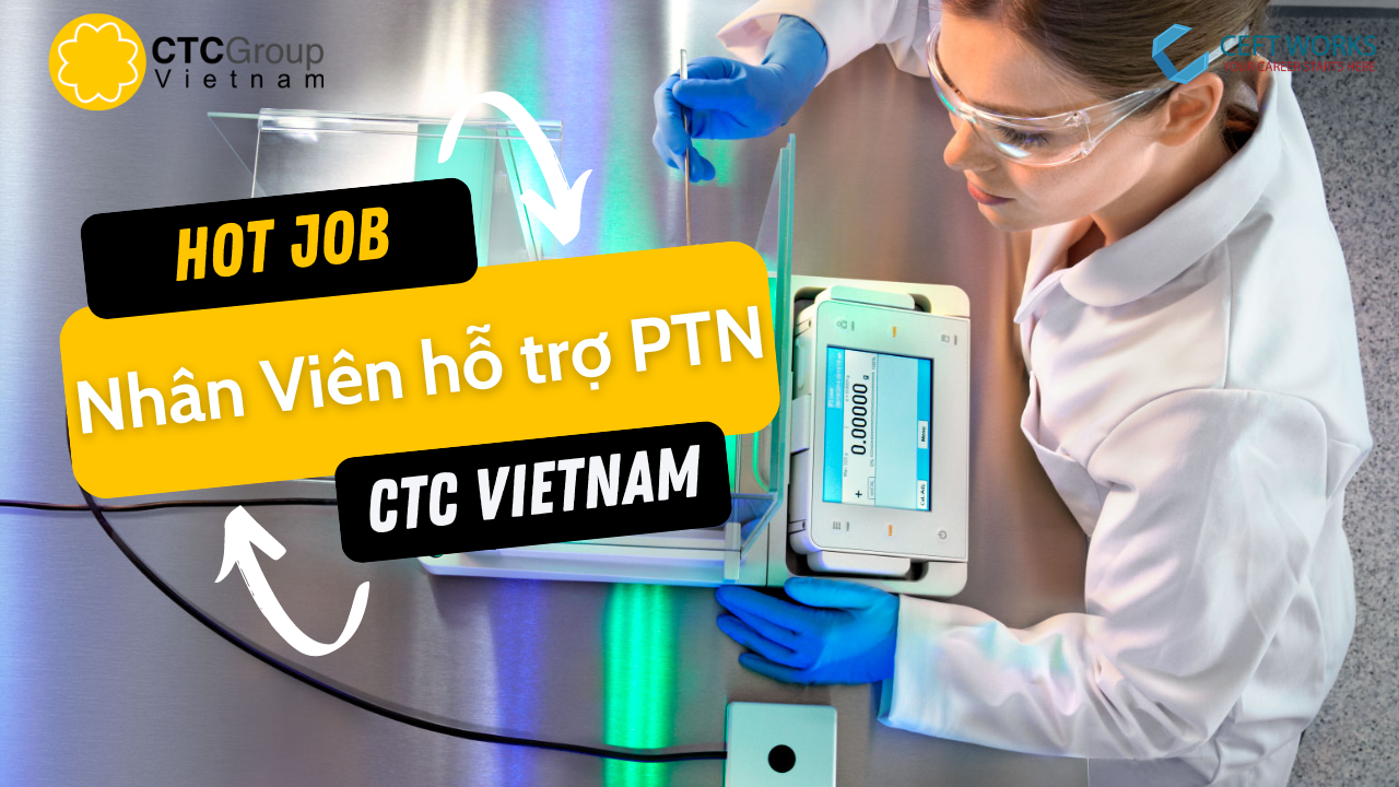 NHÂN VIÊN HỖ TRỢ PHÒNG THÍ NGHIỆM (Quận 1)