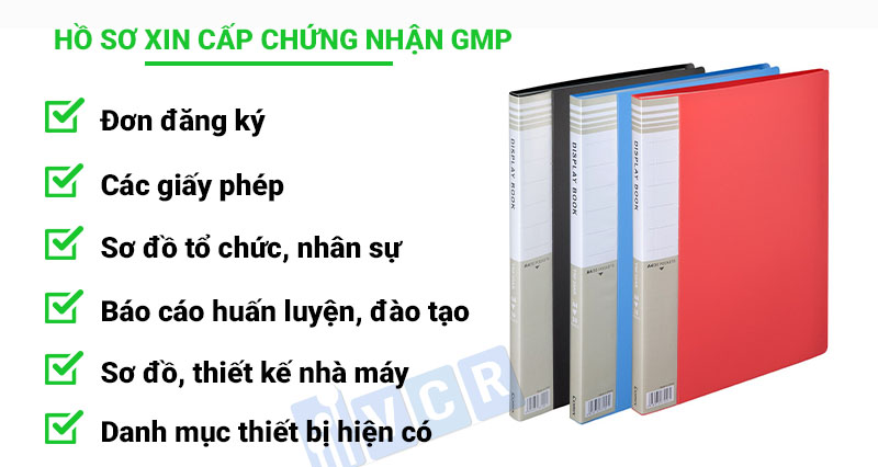 hồ sơ xin cấp chứng nhận gmp