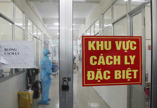 Khu vực cách ly bệnh truyền nhiễm