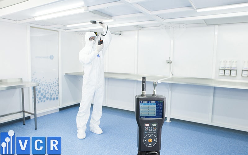 đo mật độ hạt phòng sạch