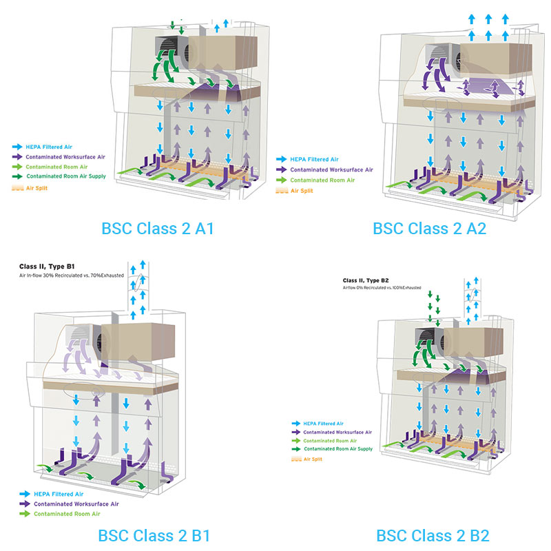 Nguyên lý hoạt động tủ an toàn sinh học cấp 2