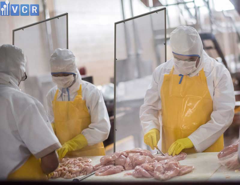 nhà máy chế biến thịt