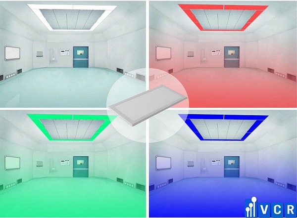 Nhiệt độ màu đèn led panel phòng sạch