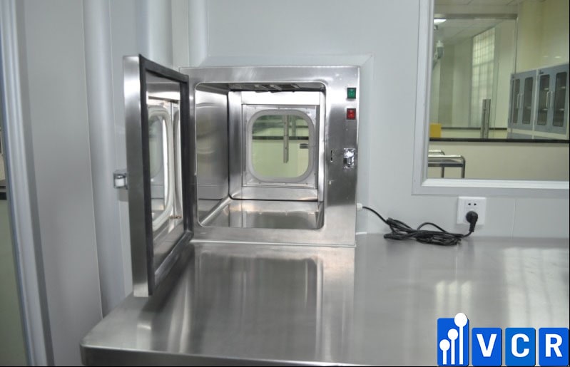 Hoàn thiện lắp đặt pass box