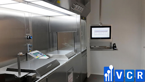 thiết kế phòng cân nguyên liệu