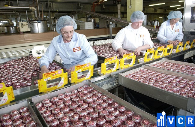 sản xuất bánh kẹo