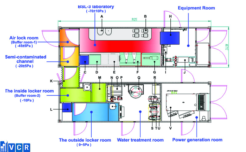 thiết kế phòng thí nghiệm an toàn sinh học cấp 3