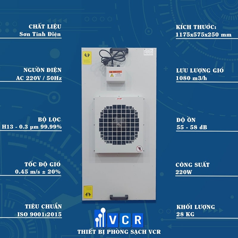 Thông số kỹ thuật FFU