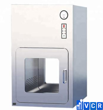 đồng hồ chênh áp trên pass box