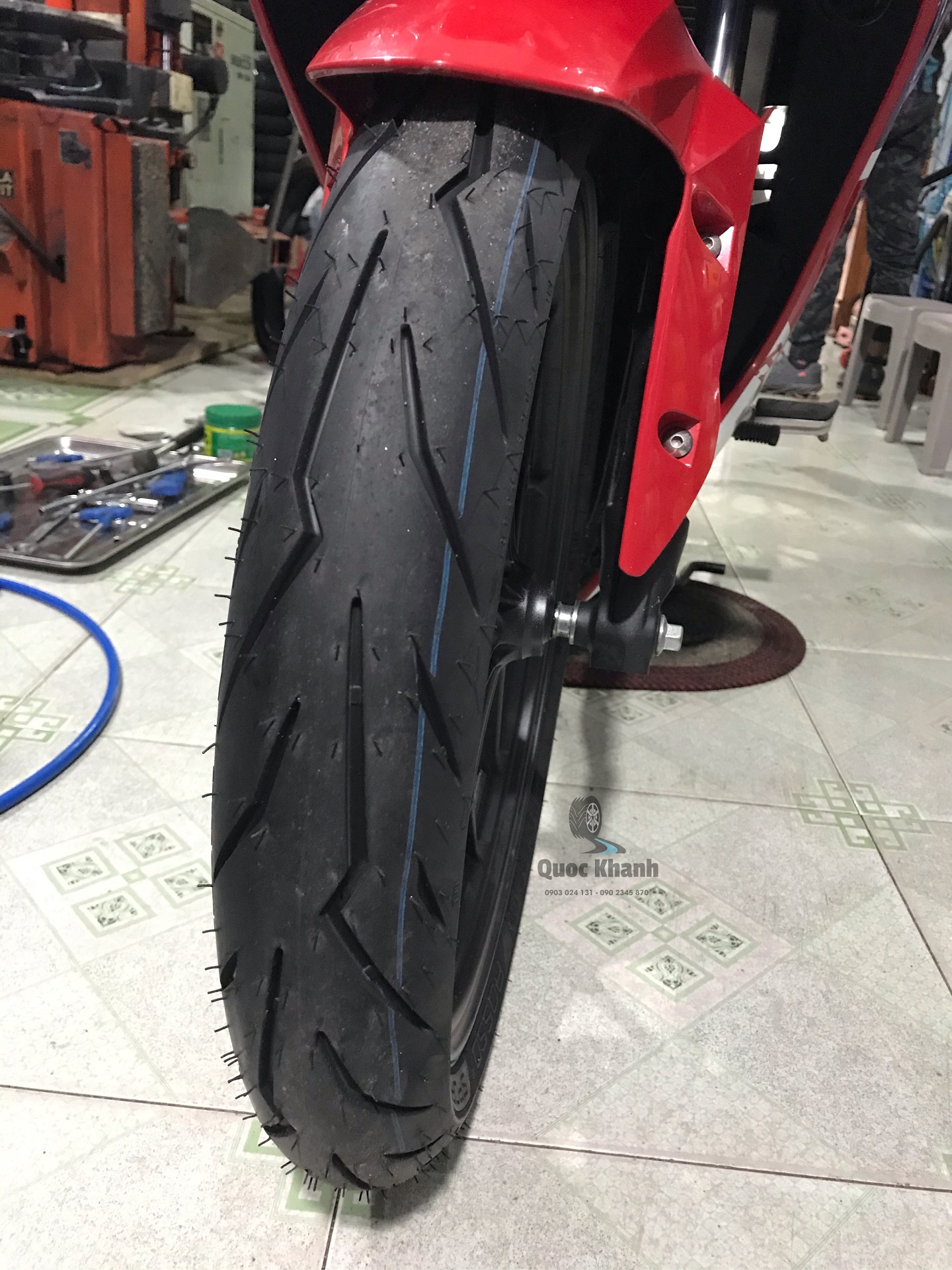 Pirelli Diablo rosso sport 80/90-17 tl sau ex135 4 số, raider, satria, sonic, axelo