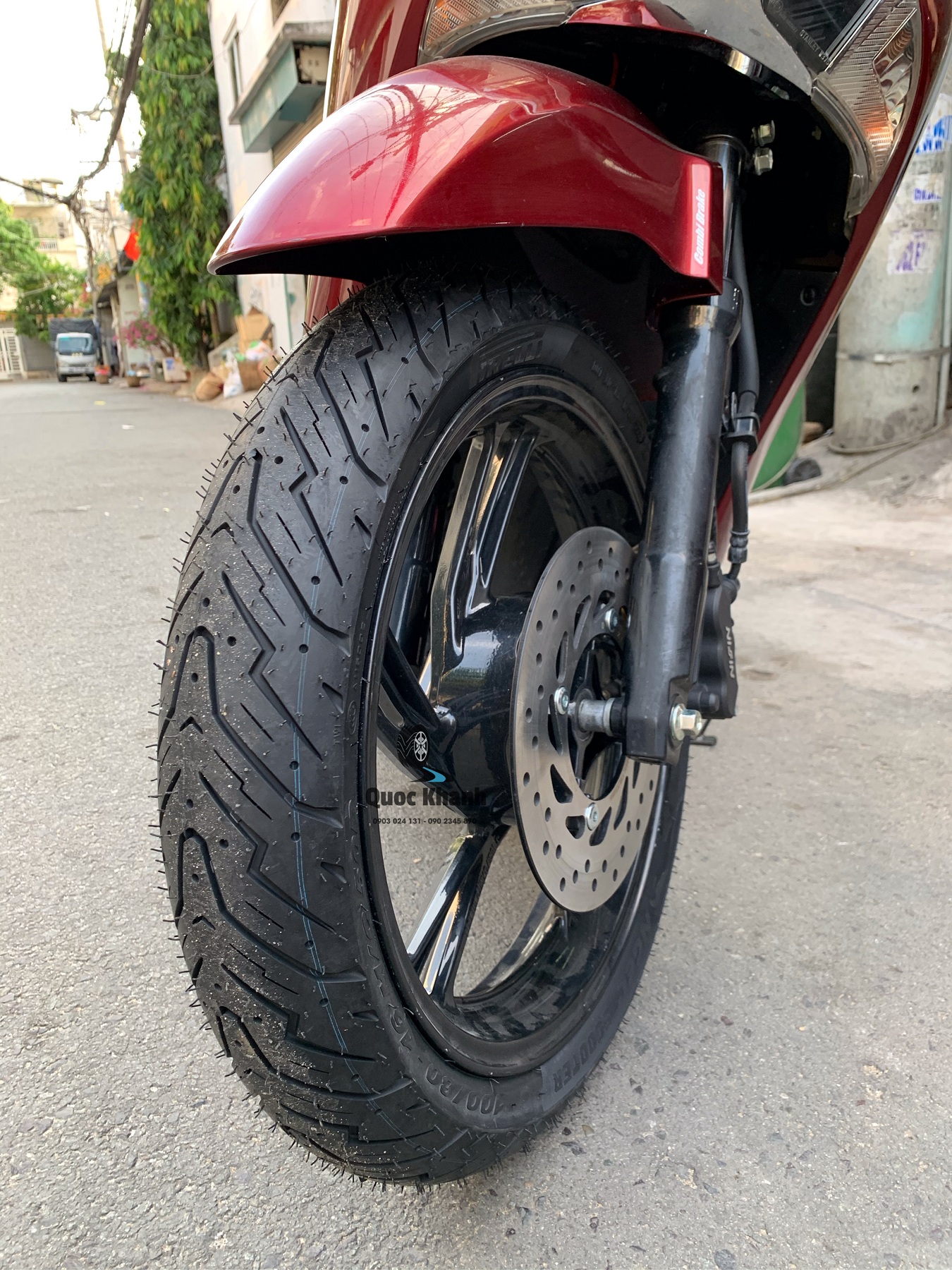 Pirelli Angel Scooter 100/80-16 trước sh150i