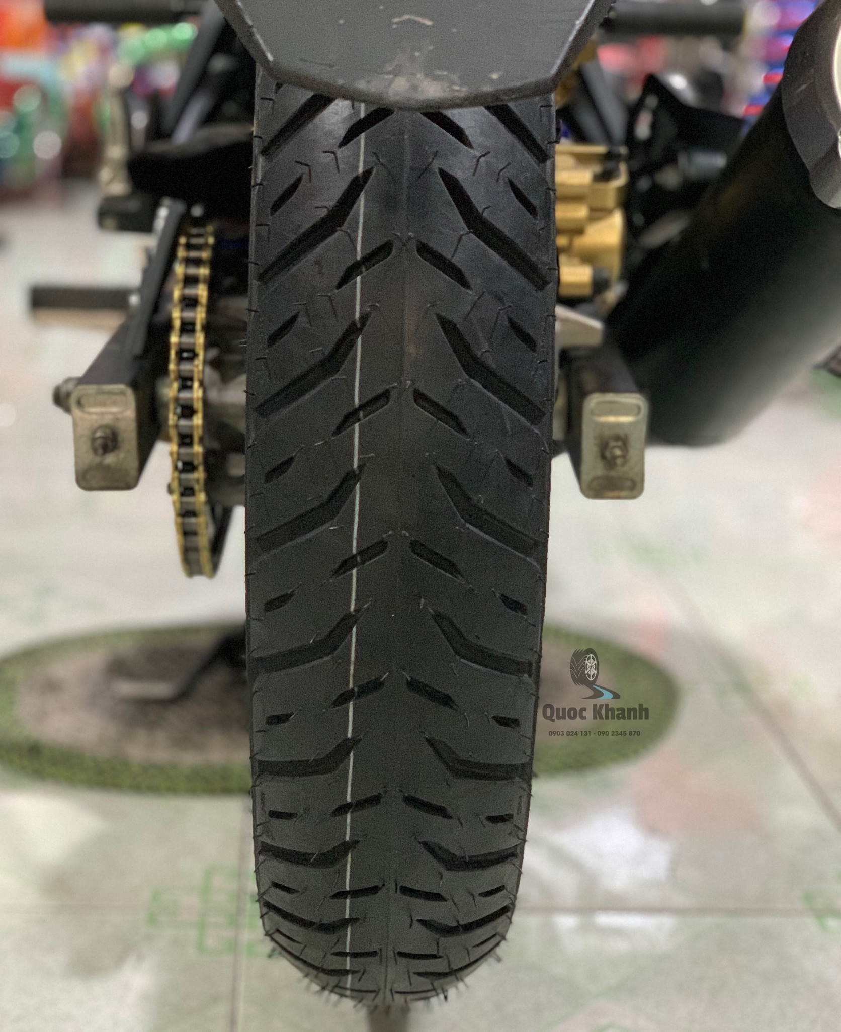 100/80-17 Michelin Pilot Street 2 TL sau Ex135 5 số, sau Winner size nhỏ, sau Ex150 size nhỏ