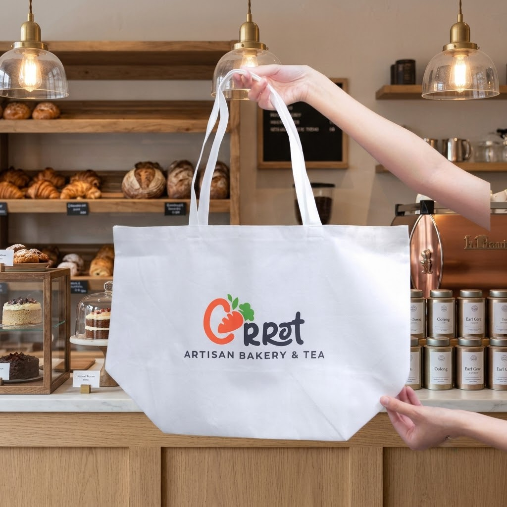 mẫu túi vải không dệt ép nhiệt in logo