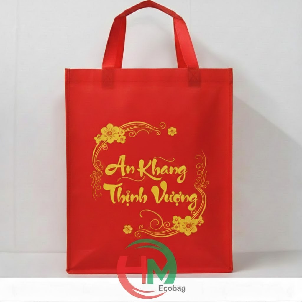 Chọn kích thước túi chuẩn theo từng set quà để tránh lãng phí là cách túi ưu chi phí đặt túi vải không dệt dịp tết