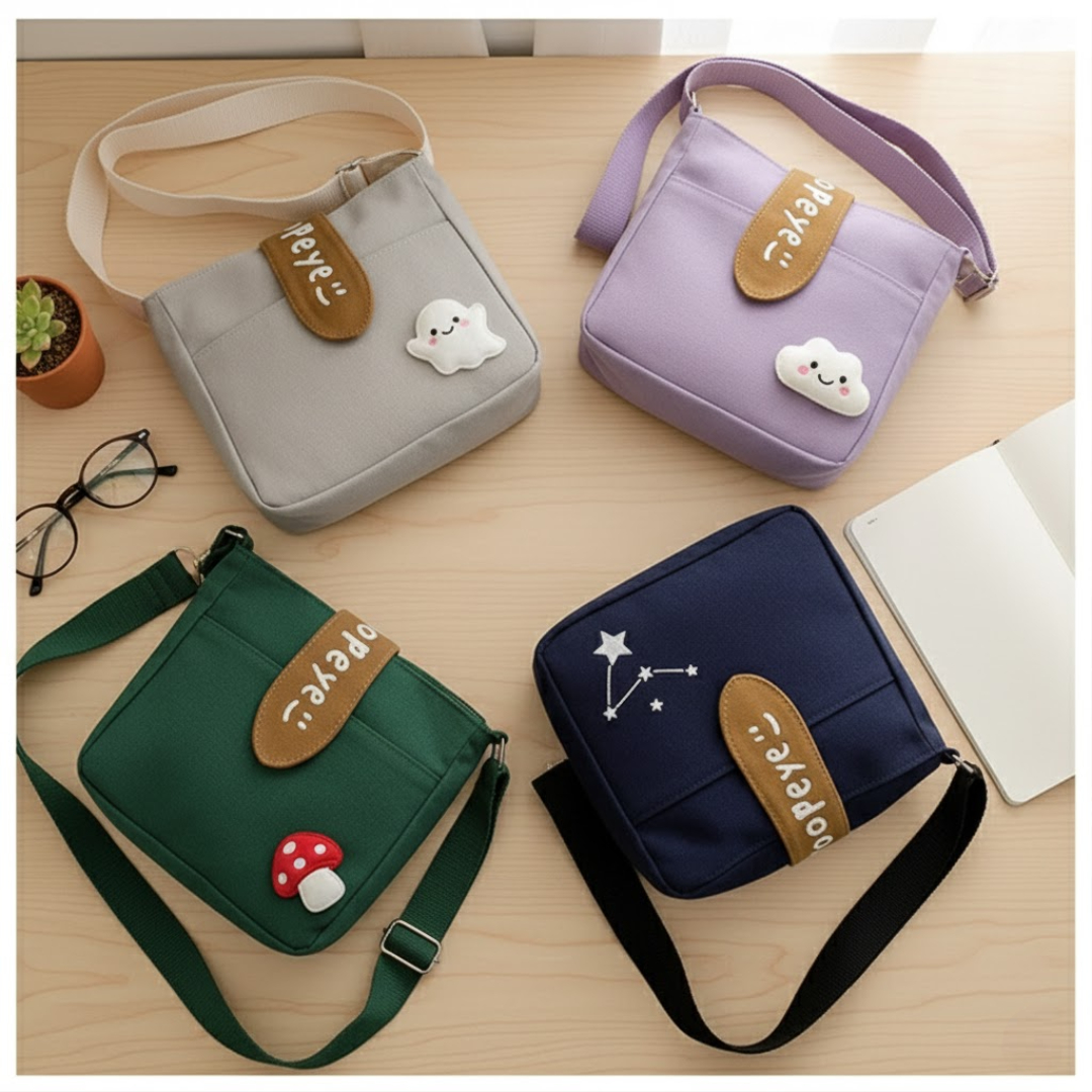 Mẫu túi canvas mini cho nữ