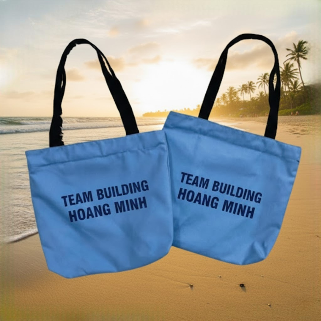 Túi tote canvas du lịch size lớn