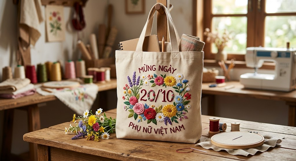 túi vải handmade 20/10