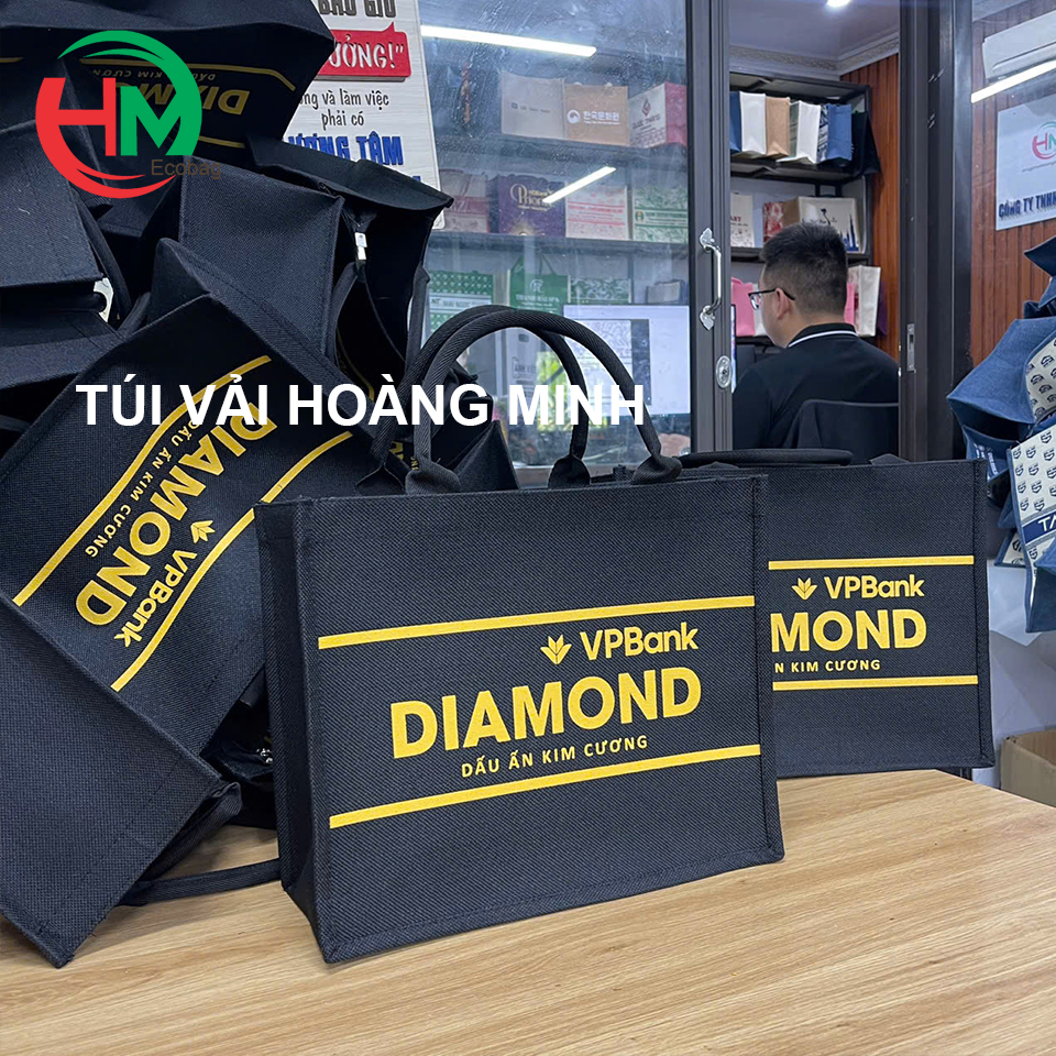 Xưởng Hoàng Minh nhận in túi vải số lượng ít