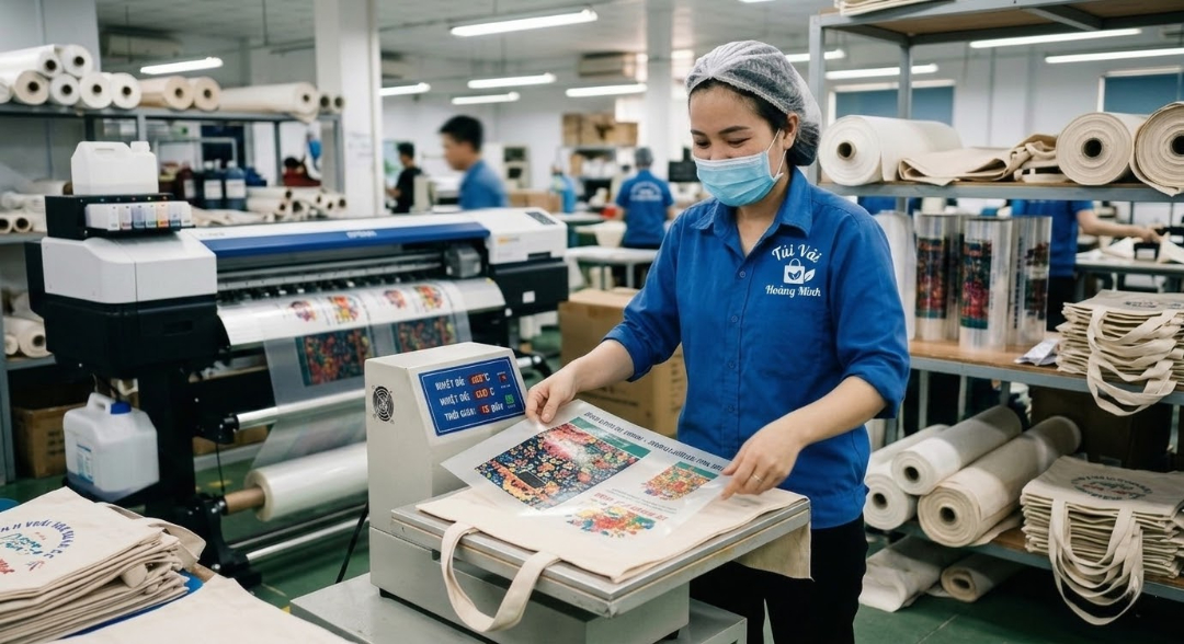 Xưởng in túi vải linen có kinh nghiệm và năng lực sản xuất