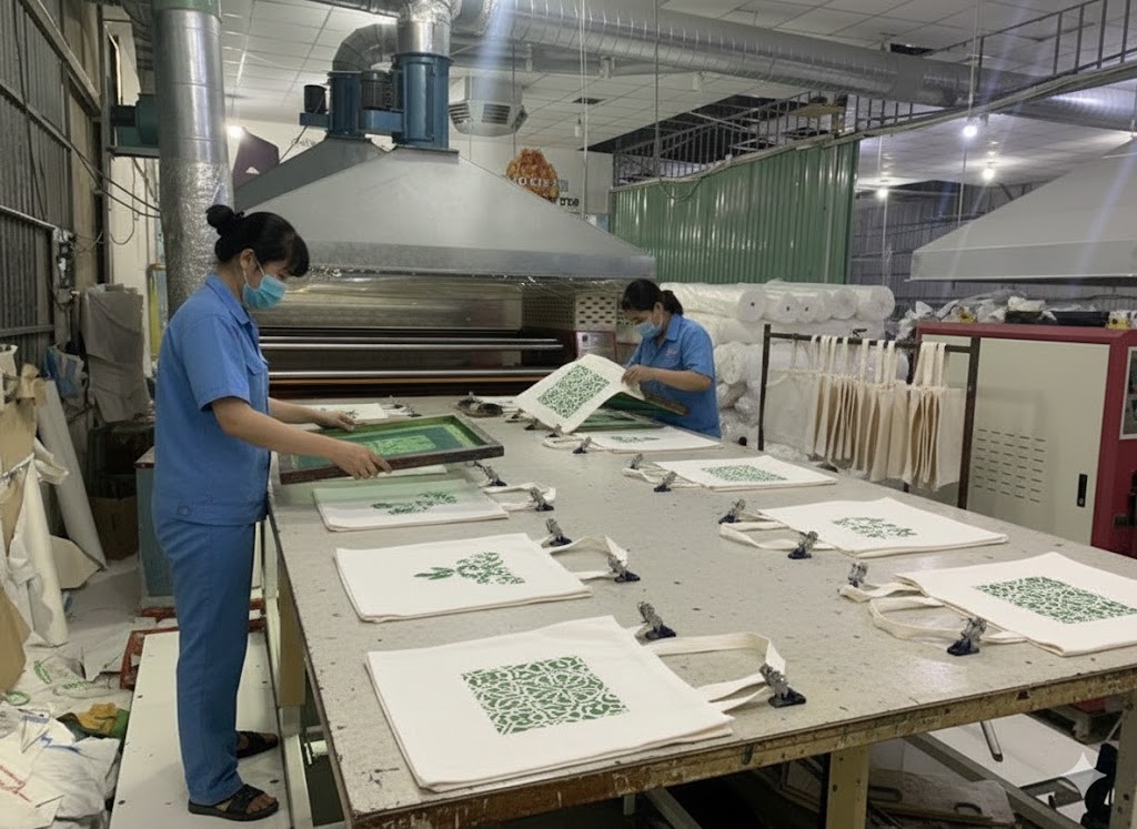 Một số giải pháp in túi vải số lượng lớn đảm bảo chất lượng