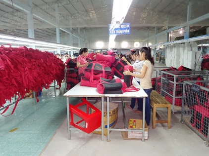 Công đoạn cuối cùng là đóng gói