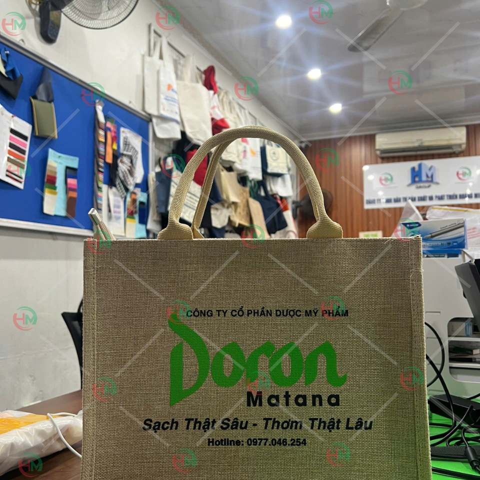 Túi vải linen Doron