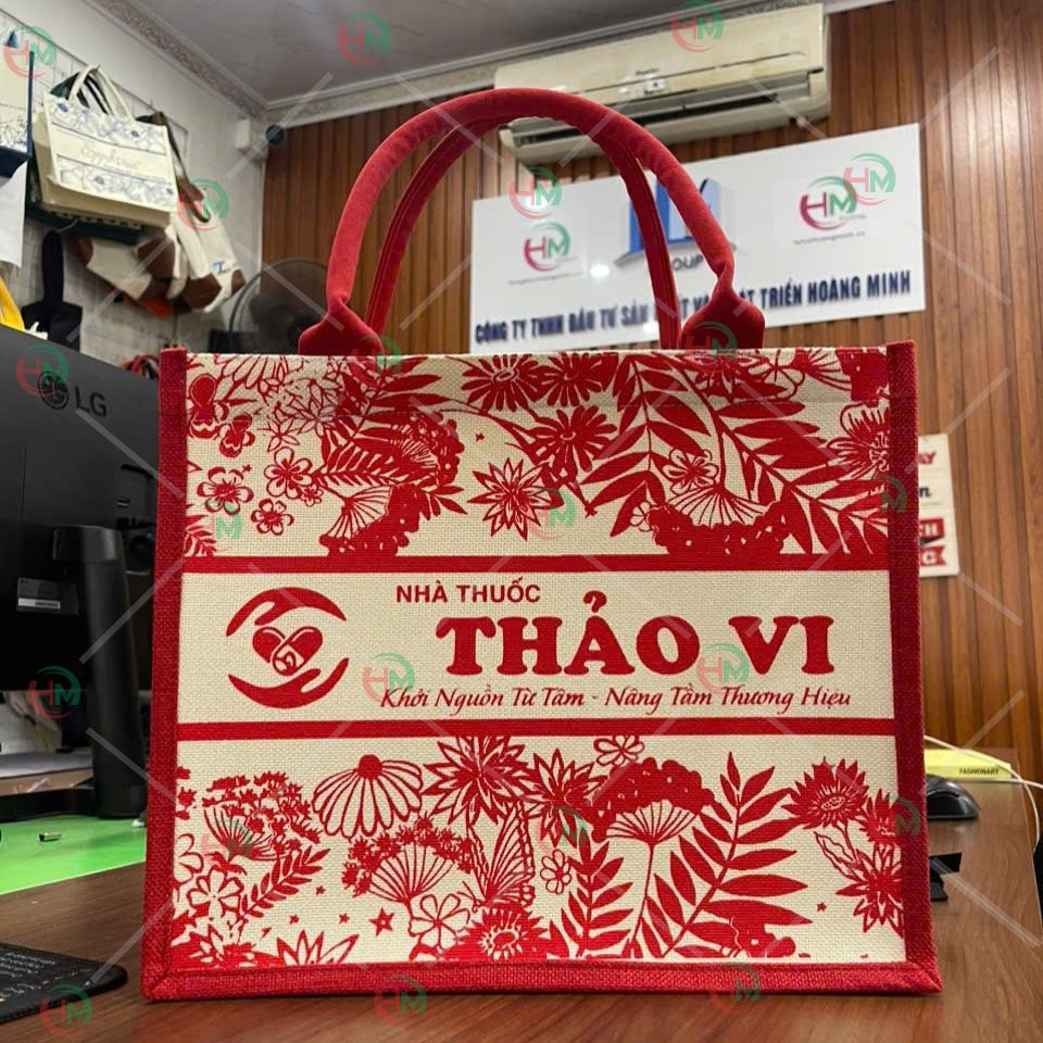 Túi vải linen Nhà thuốc thảo vi
