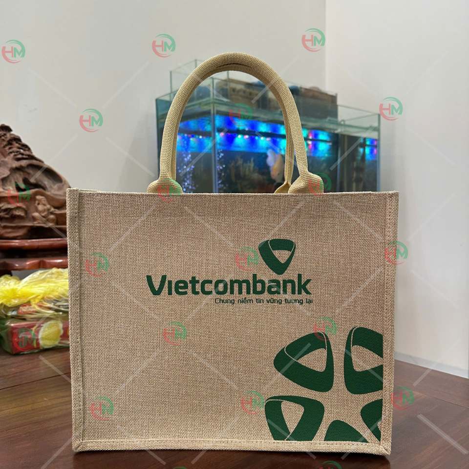 Túi vải linen VIETCOMBANK