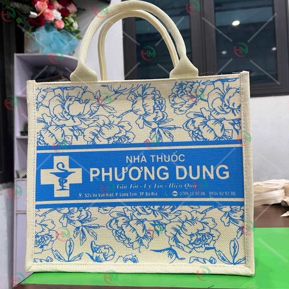 Túi vải linen Nhà thuốc Phương Dung