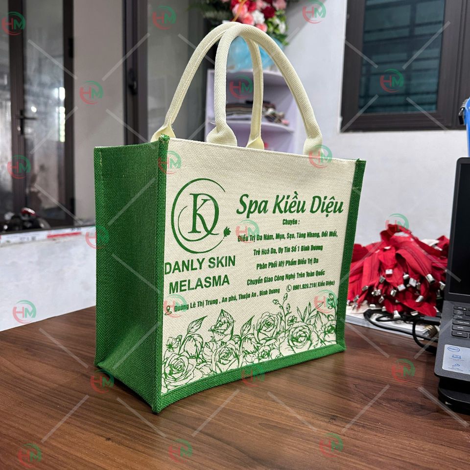 túi vải linen spa kiều diệu