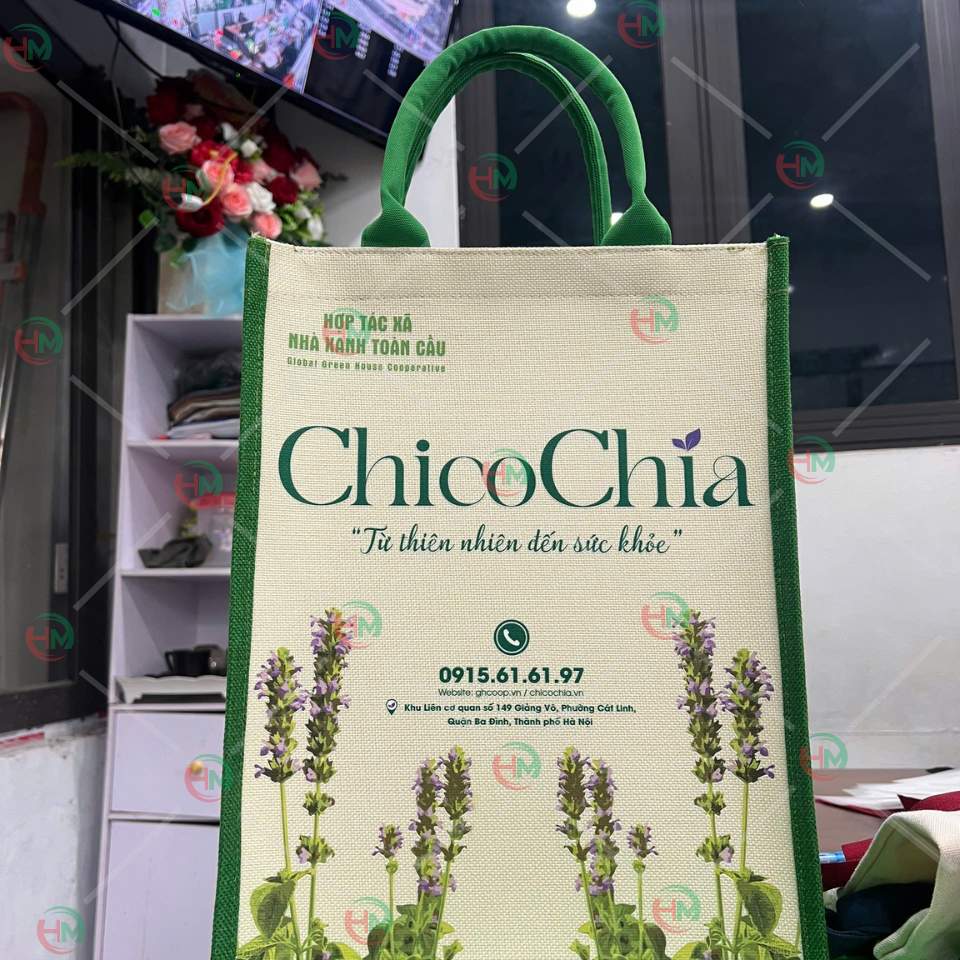 Túi vải linen chicochia