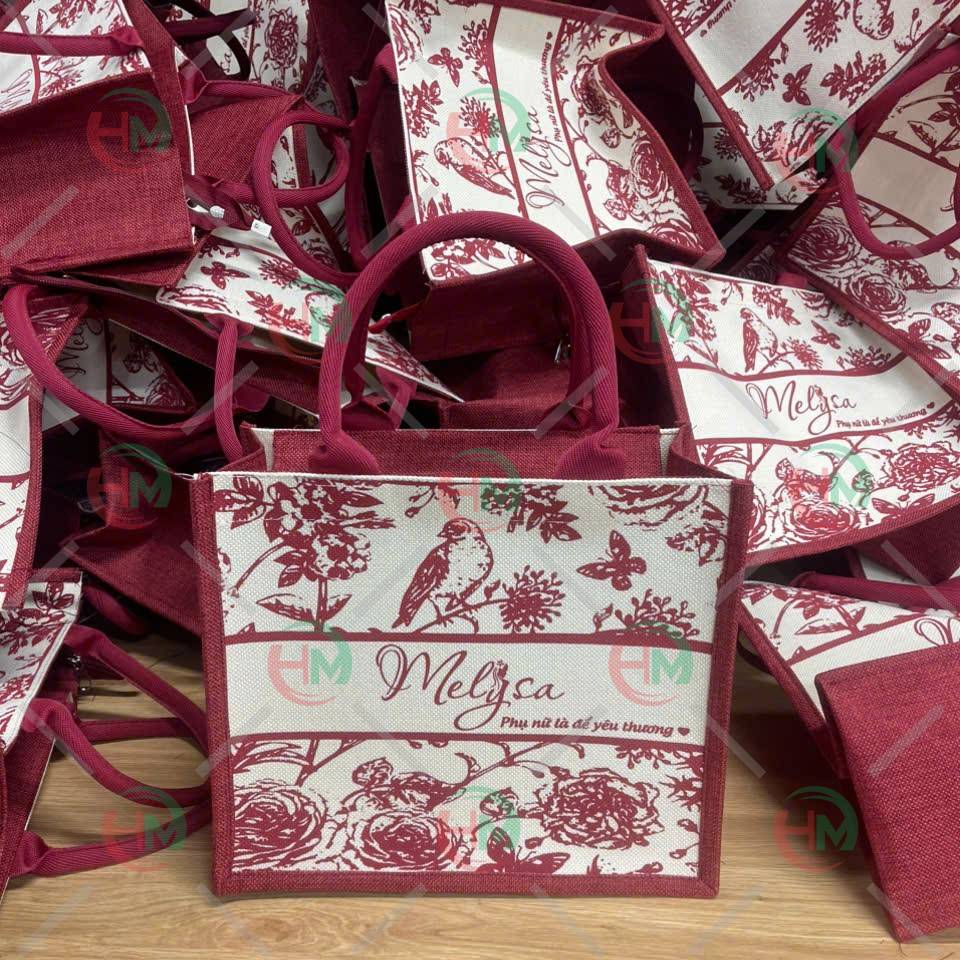 Túi vải linen Melisa