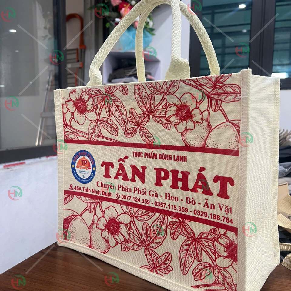 Túi vải linen thực phẩm đông lạnh Tấn Phát