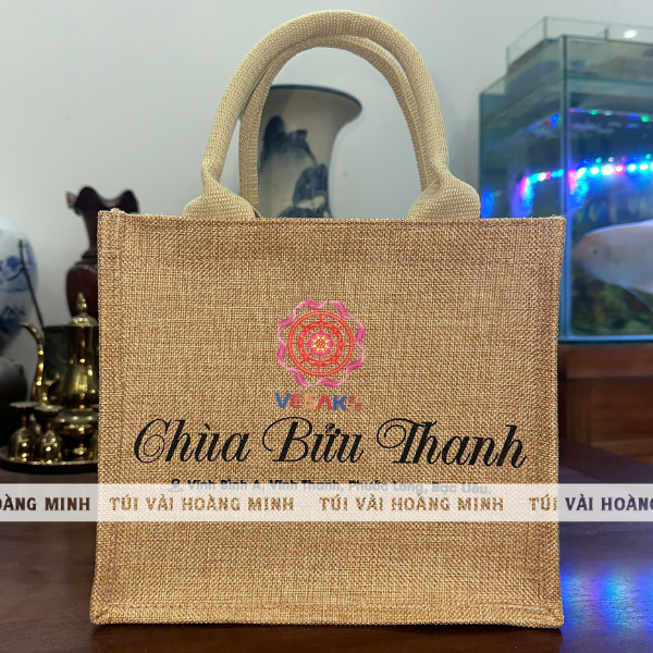 Túi vải linen Chùa Bửu Thanh
