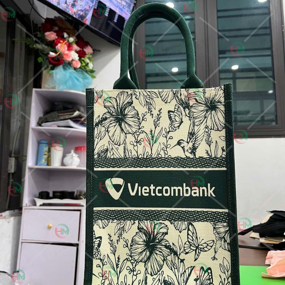 Túi vải linen vietcombank
