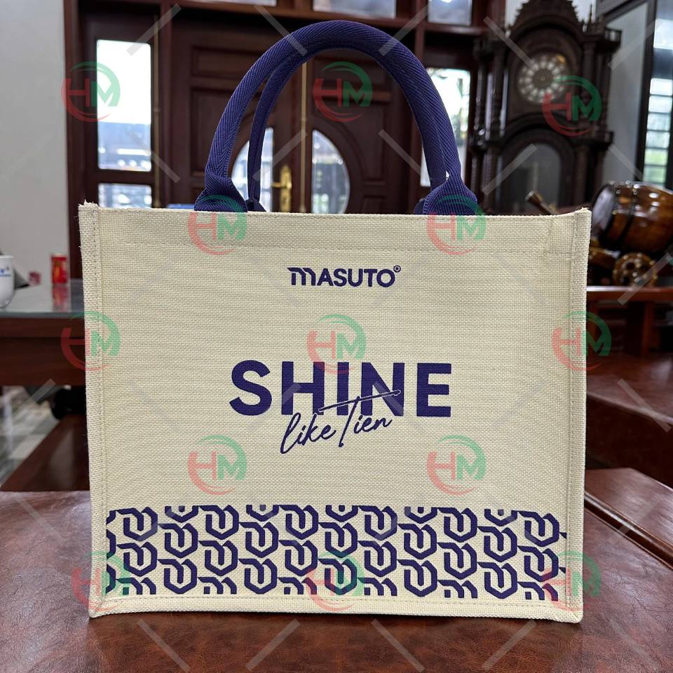 Túi vải linen masuto shine