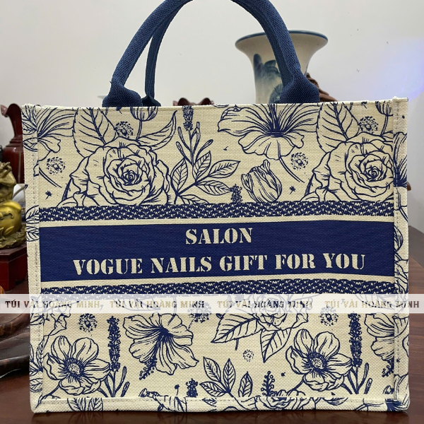Túi vải linen Salon