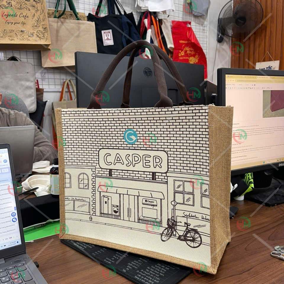 Túi vải linen casper