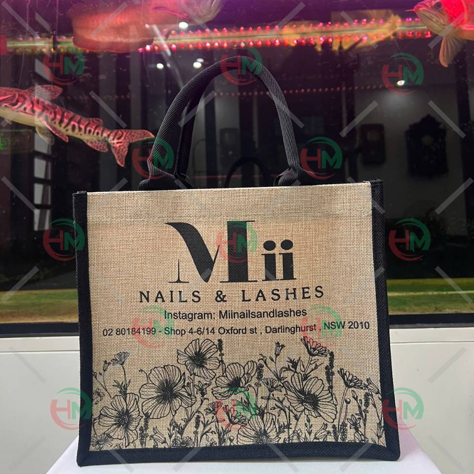 Túi vải linen Mii nail & lashes