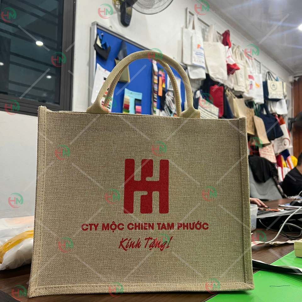 Túi vải linen cty mộc chiến tam phước