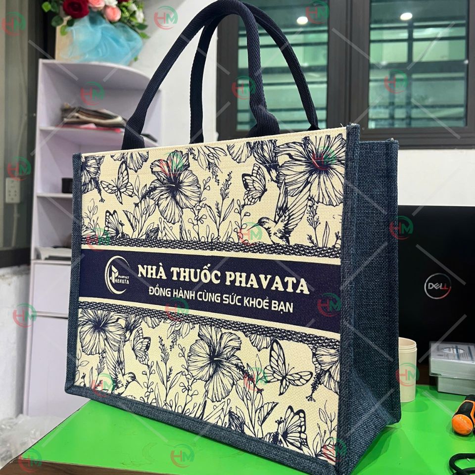 Túi vải linen Nhà thuốc PHAVATA