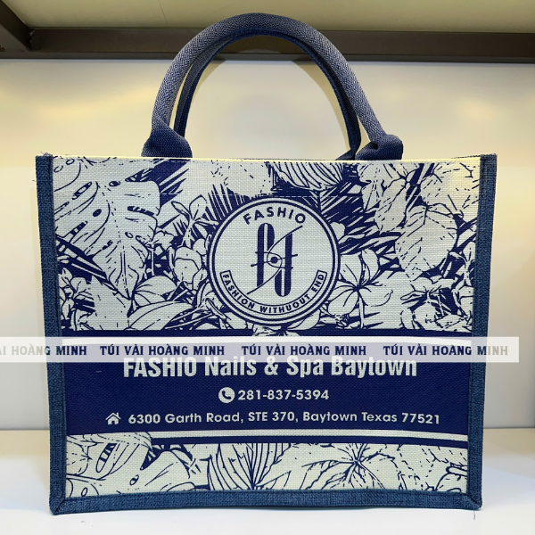 Túi vải linen Fashio Nails & Spa Baytown