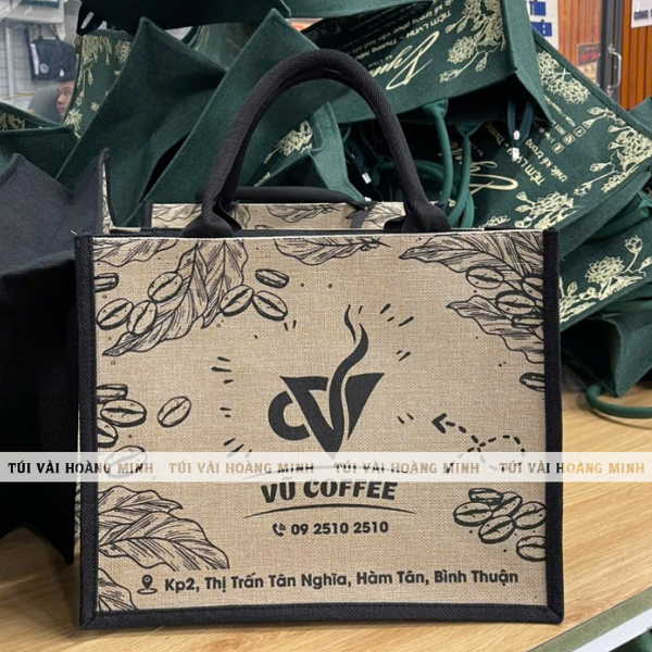 Túi vải linen Vũ Coffee